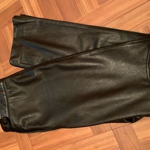 Maxima Wilsonz Womens Black Leather Pants